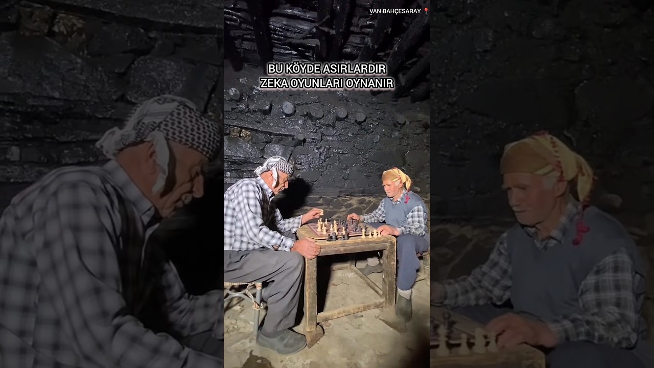 Karanlık Bir Odada İki Aydınlık İnsan ☀️#van #bahçesaray #zekaoyunları #satranç #zeka #keşfet #short