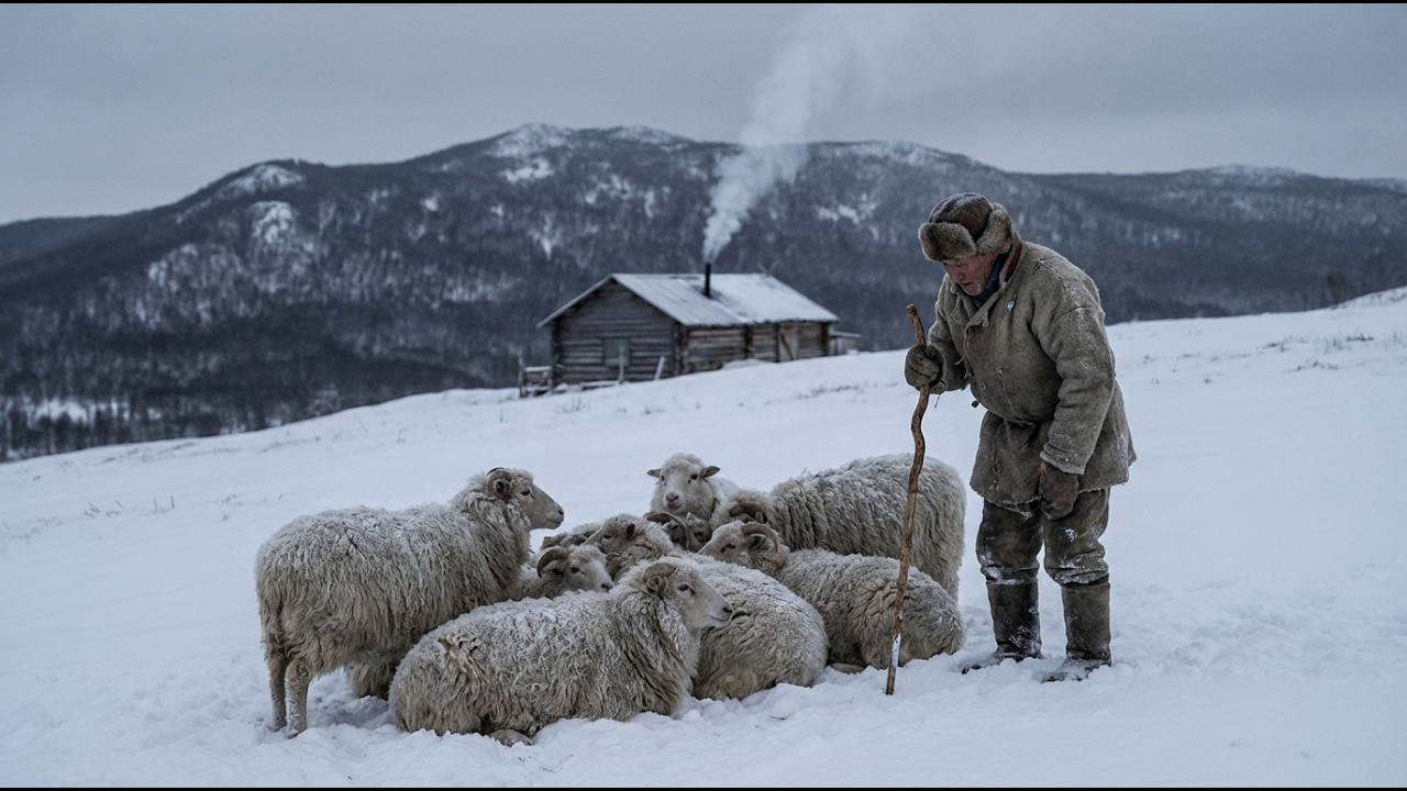 A Shepherd Refused to Abandon His Sheep During a -71°C Siberian Whiteout