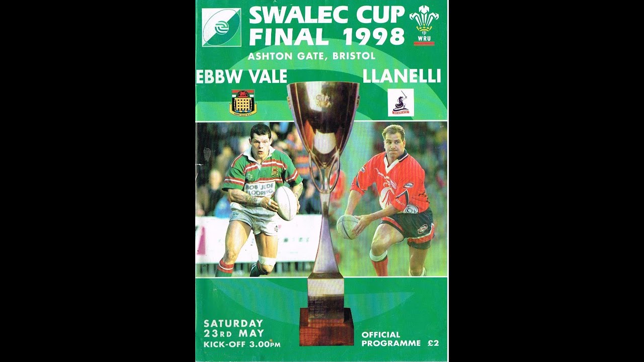 Ebbw Vale V Llanelli  - Swalec Cup 1998 - Welsh Cup Final