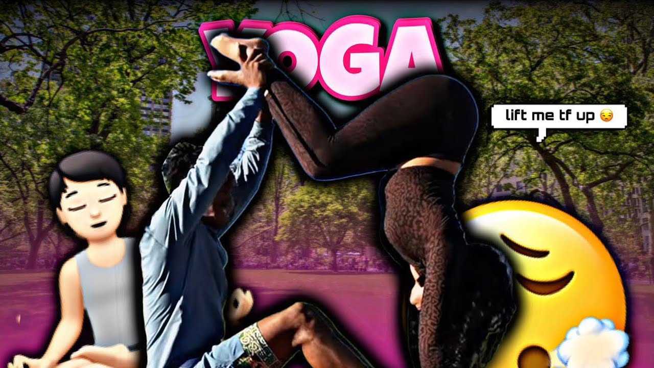 YOGA CHALLENGE WITH @Daaeeski *HILARIOUS*