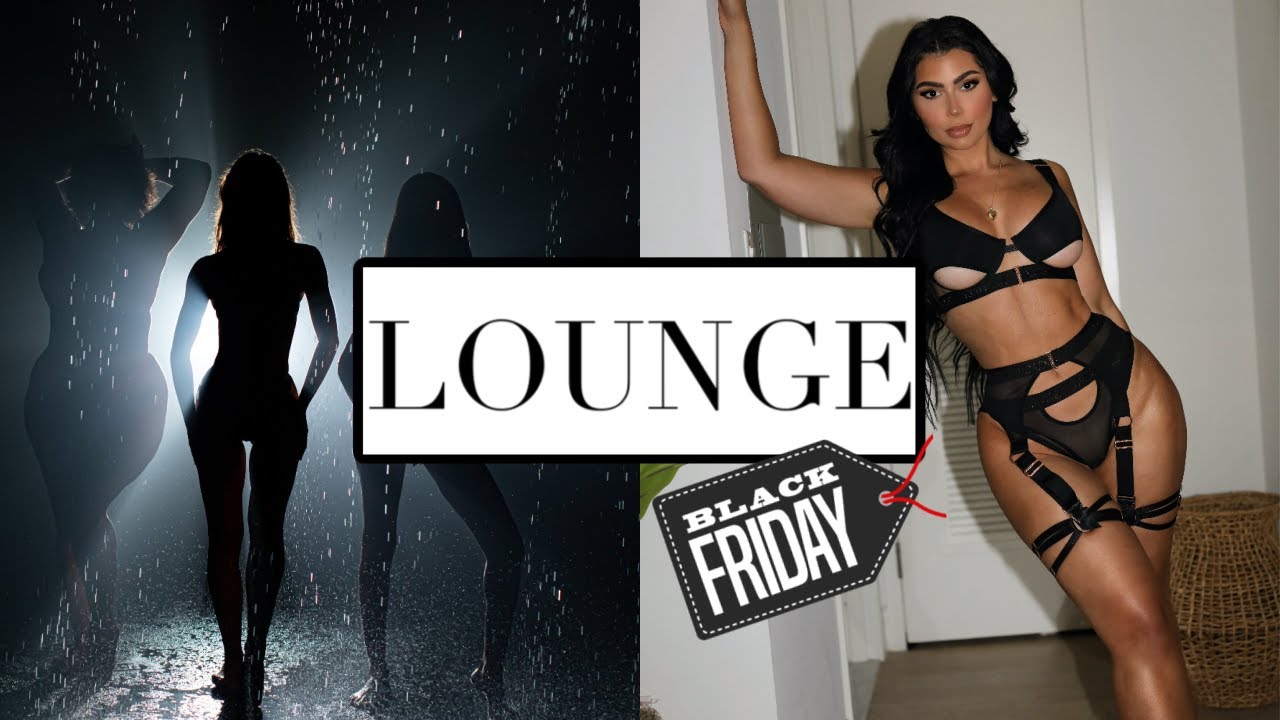 LOUNGE UNDERWEAR BLACK FRIDAY MUST HAVES!!🖤