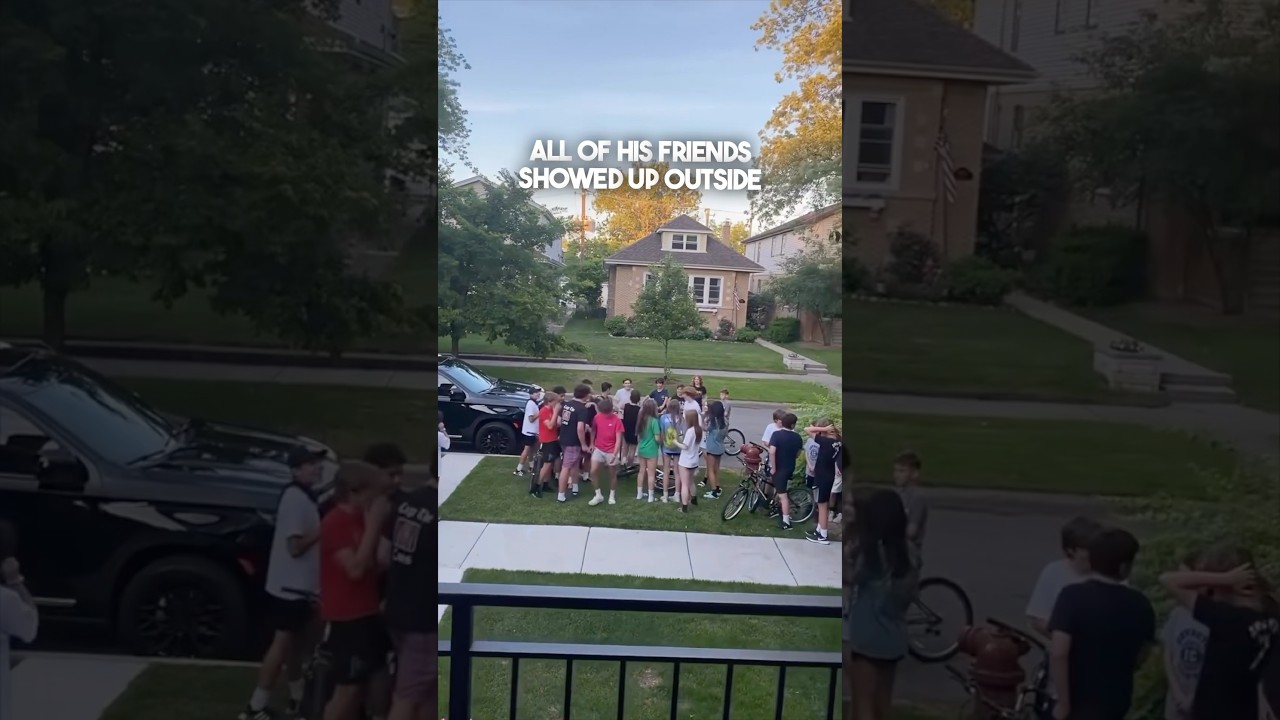 This high school student has some good friends 😂