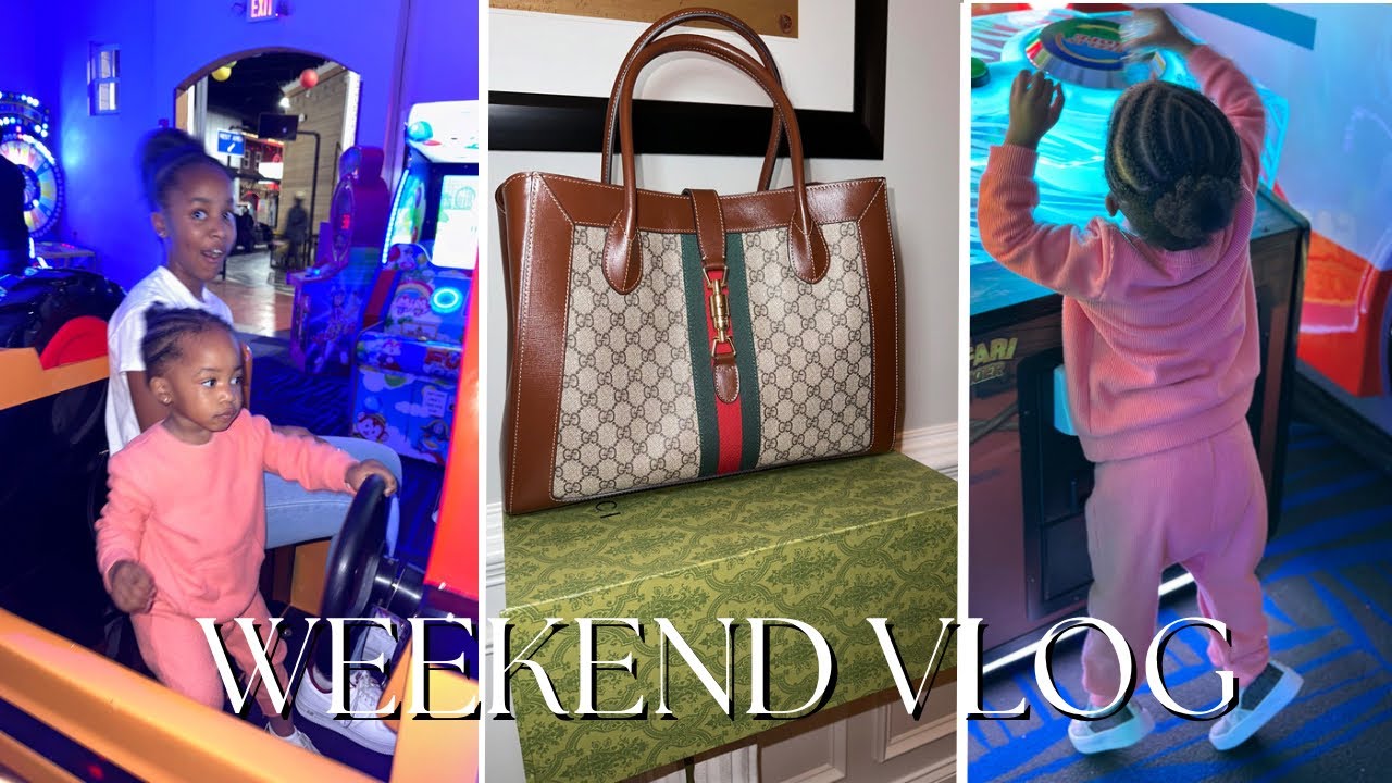 WEEKEND VLOG| TINY TOWNE ADVENTURE WITH THE KIDS | FT: GUCCI BAG