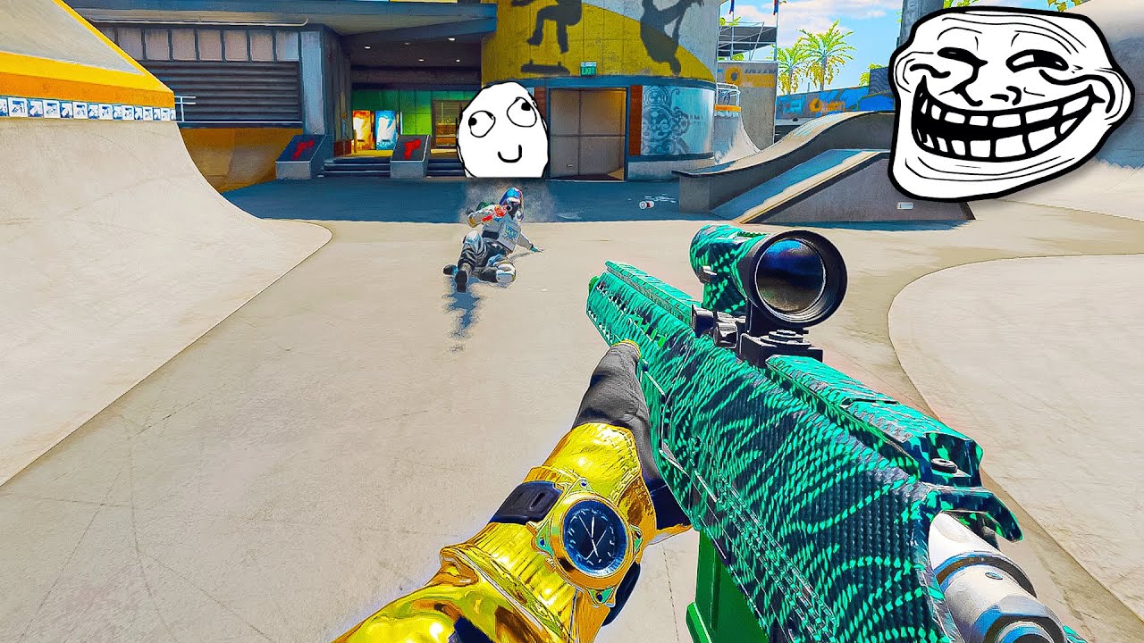 Acting like a BOT then POPPING OFF with a SNIPER (HILARIOUS)