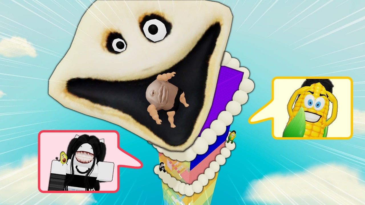 死んだら最初から登り直しの怖すぎるタワーロブロックス(Roblox)