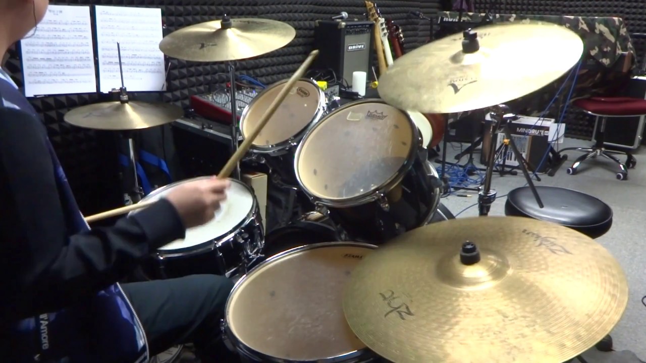 周杰倫(with 楊瑞代) - 等你下課Drum Cover