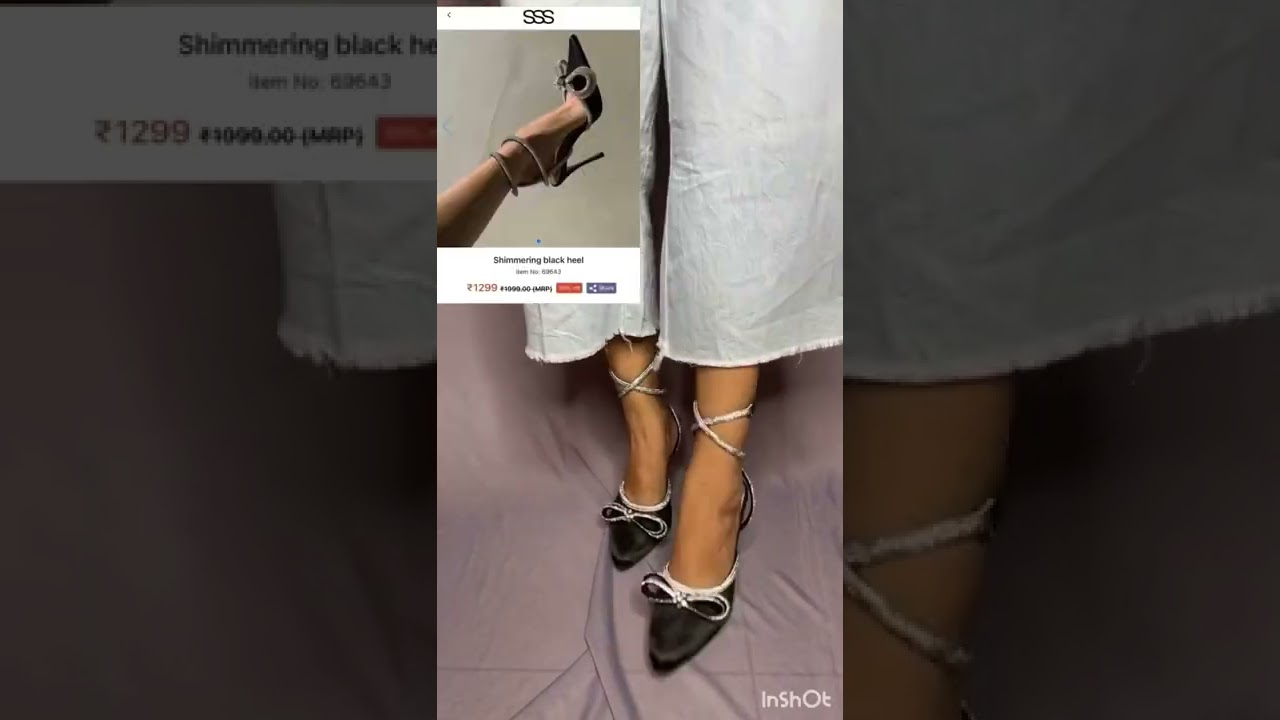 What i got from SSS 😡heel Quality is worst don&rsquo;t buy.!#shorts #trending #feelfree #love #heels