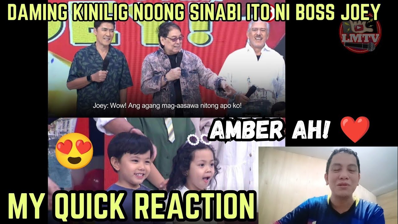 ETO PALA ANG SPECIAL SONG NI AMBER PARA KAY HENYO MASTER JOEY | MAAGANG LUMALOVELIFE YARN