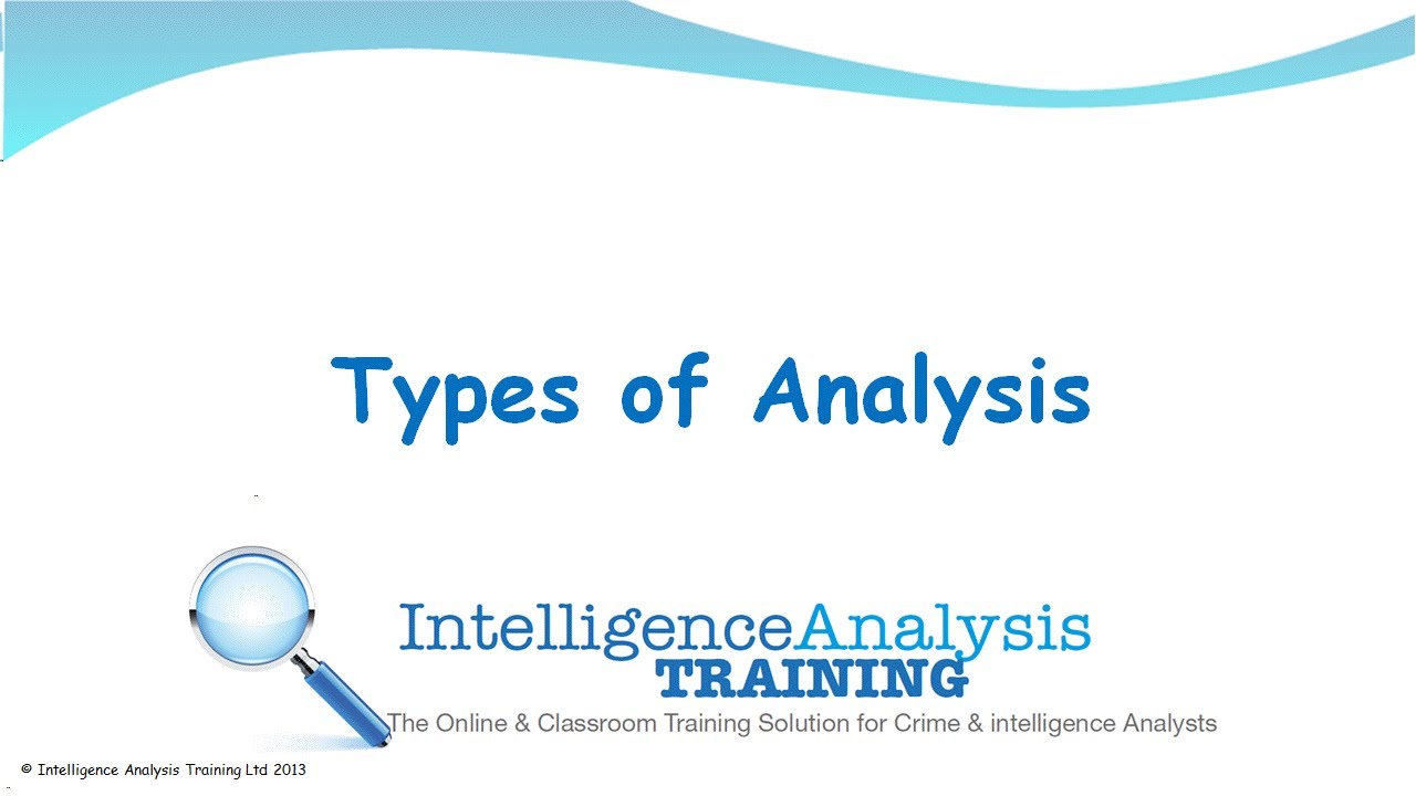 04 Types of Analysis
