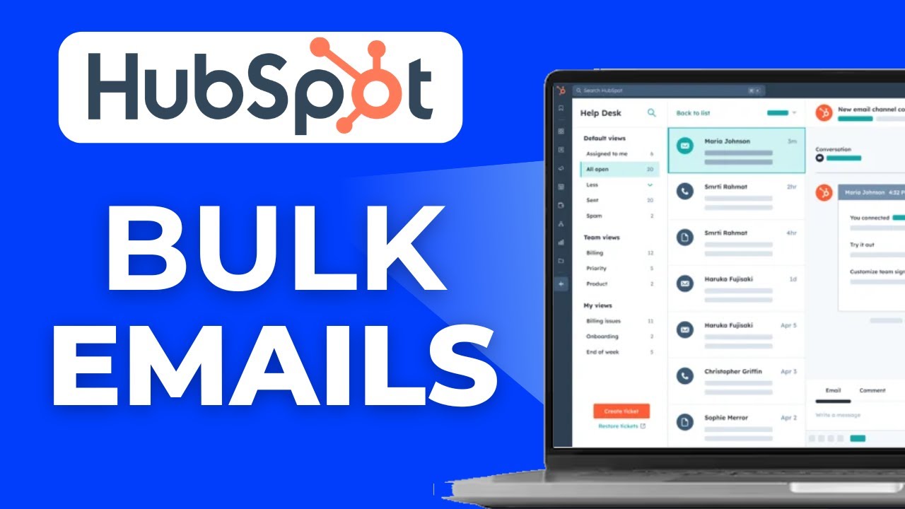 Как отправлять массовые рассылки в HubSpot