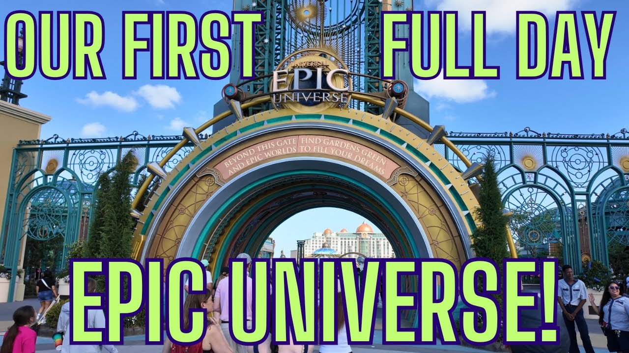 Full Day in Epic Universe during Passholder Previews April 19th Riding the rides and trying the food