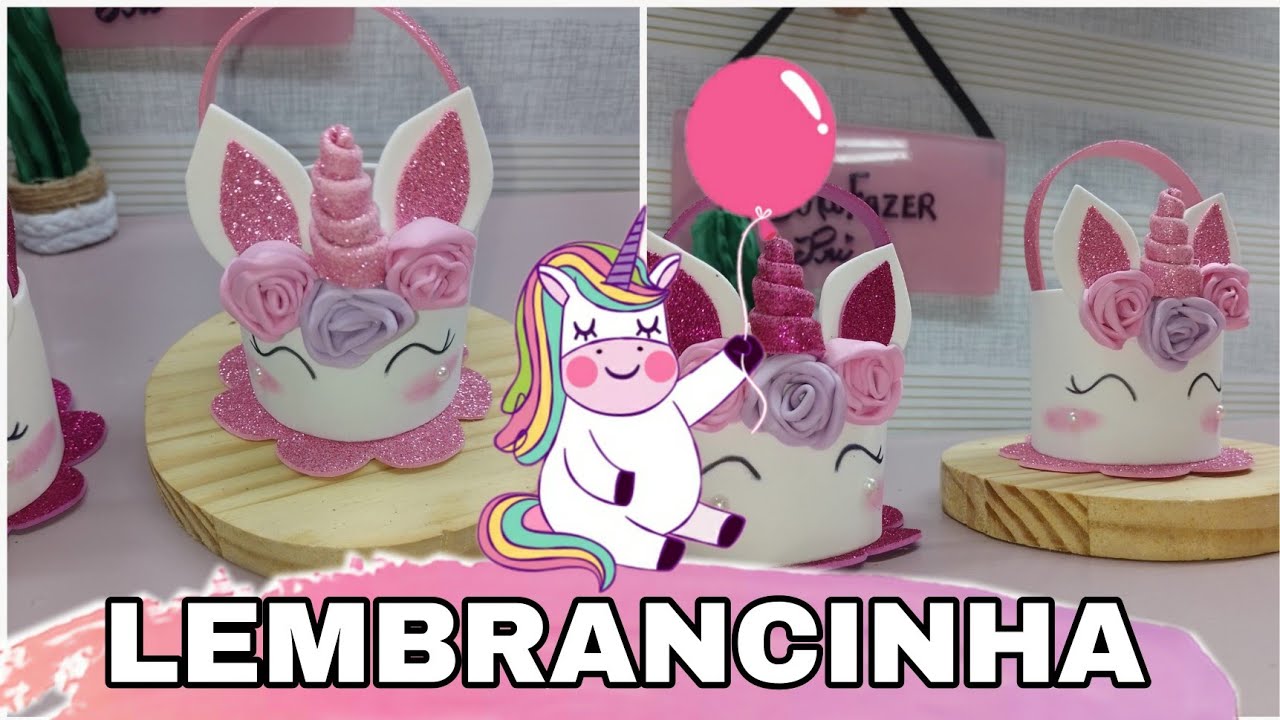 lembrancinha UNICÓRNIO