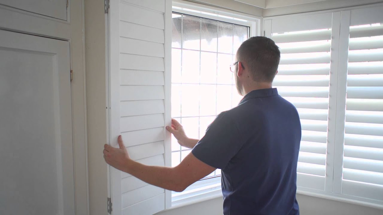 How to Install Inside Mount Shutters