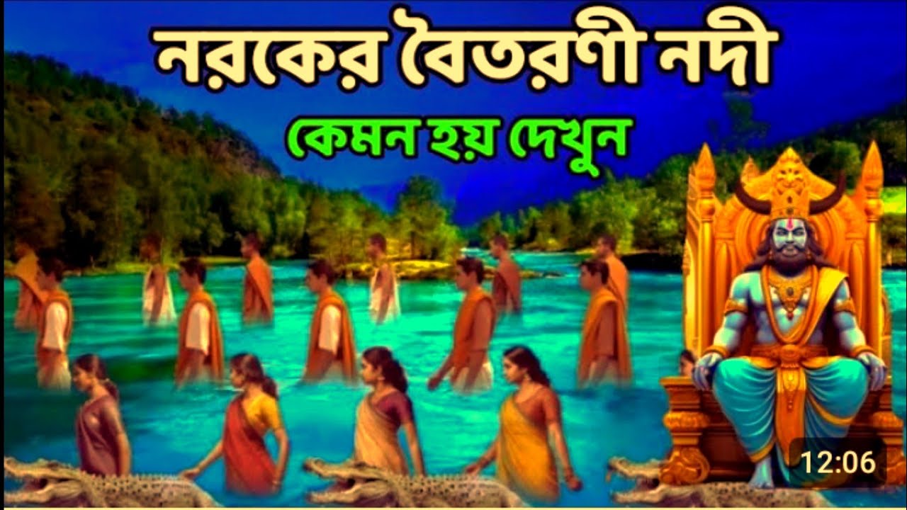 বৈতরণী নদী-মৃত্যুর পর যা পার হতে হয়। Baitarani river that has to cross after death