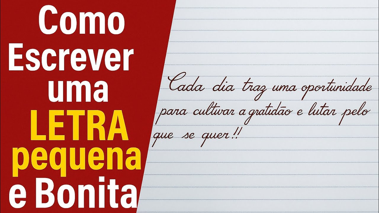 Sua LETRA Vai Mudar Depois Deste Vídeo!