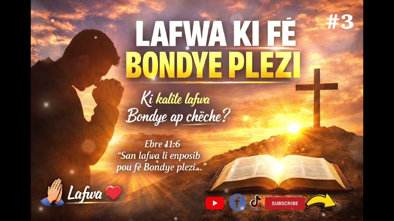 Lafwa ki fè BonDye plezi #haitiansociety #foi ##chrétiens 