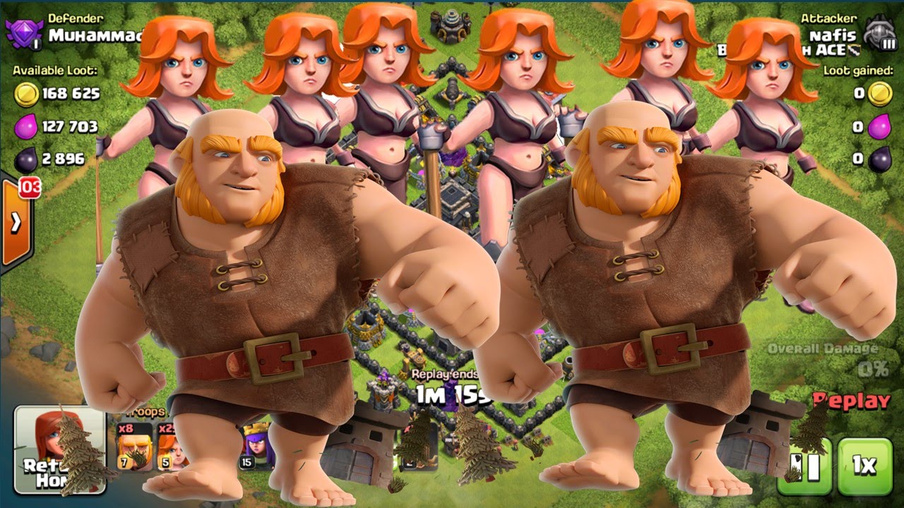 How to 3 star Th10 with Giant Valkyrie (GiVa) attack | th10 with Valkyrie attack | Clash of Clans