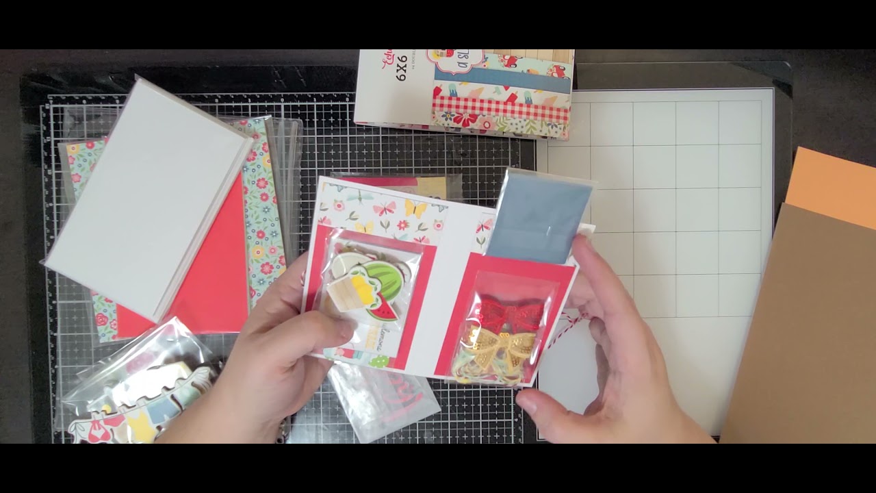 mini slimline card kit swap! plus a quick envelope tutorial.
