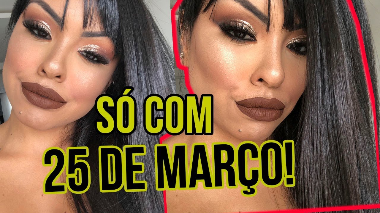 MAKE DE NATAL SÓ COM PRODUTOS DA 25 DE MARÇO - Por @Nathinog