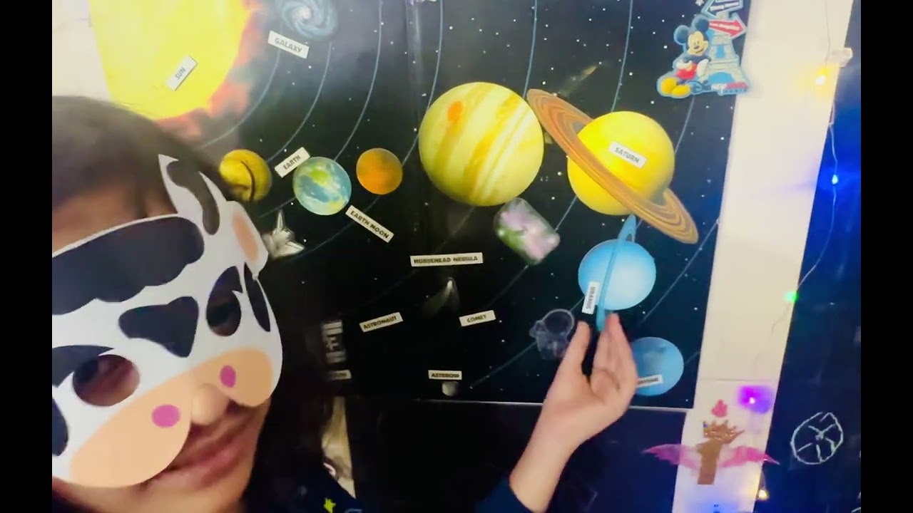 6year old loves shows and tell about solar system 