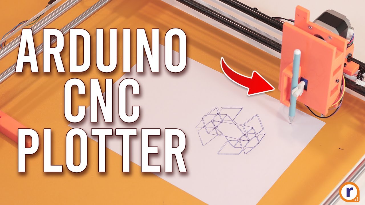 DIY Arduino based 2D CNC plotter with CNC v3 shield  | Arduino Drawing Machine | Arduino Projects