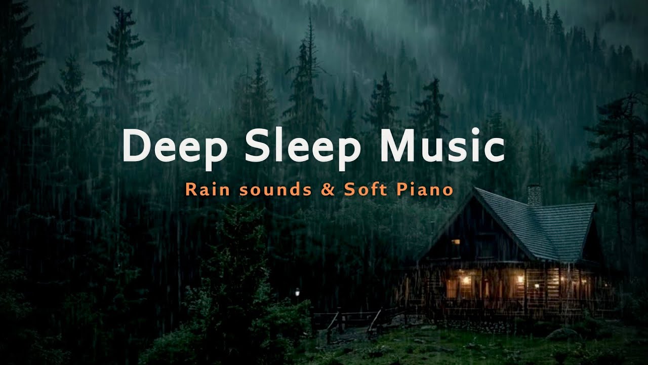DEEP SLEEP IN MINUTES | Soothing Piano & Rain Sounds for Overactive Minds.