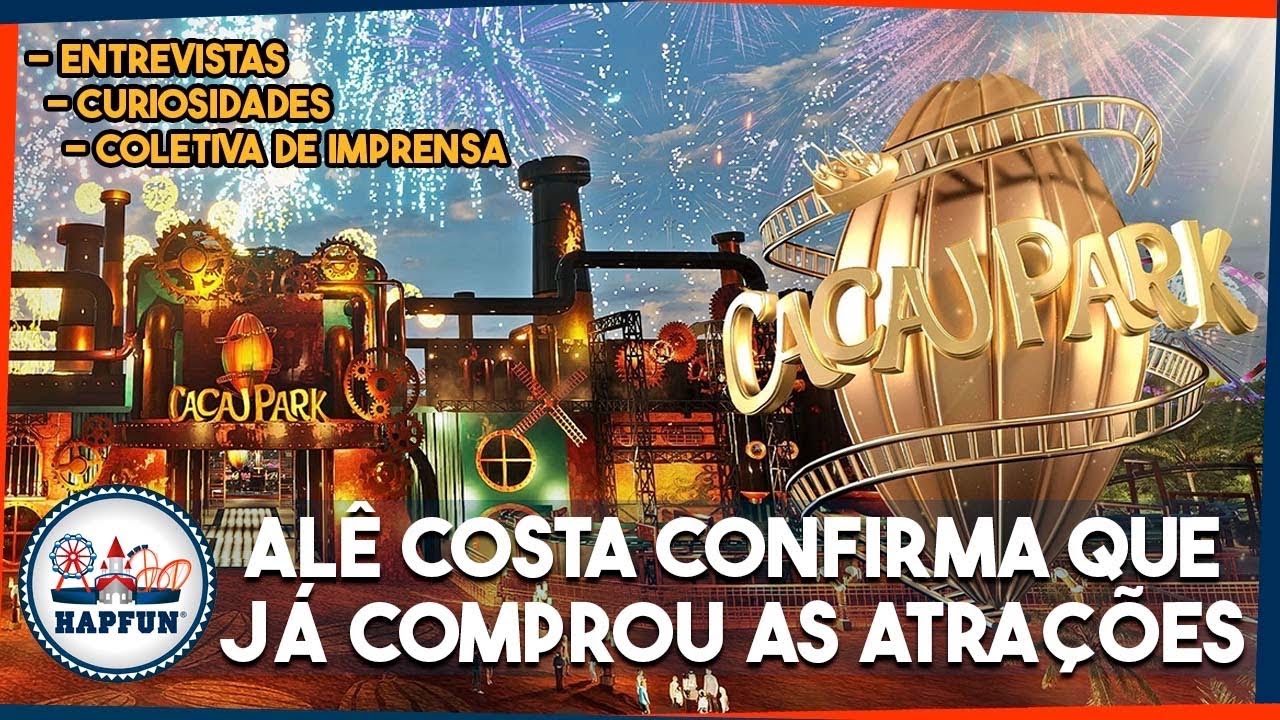 Veja como foi a COLETIVA oficial do CACAU PARK: cerimônia, entrevistas e mais informações | Hapfun