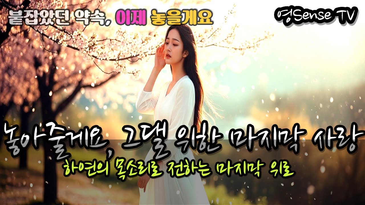 🎵 놓아줄게요 – 감성 트로트 | 하연 | 영Sense TV