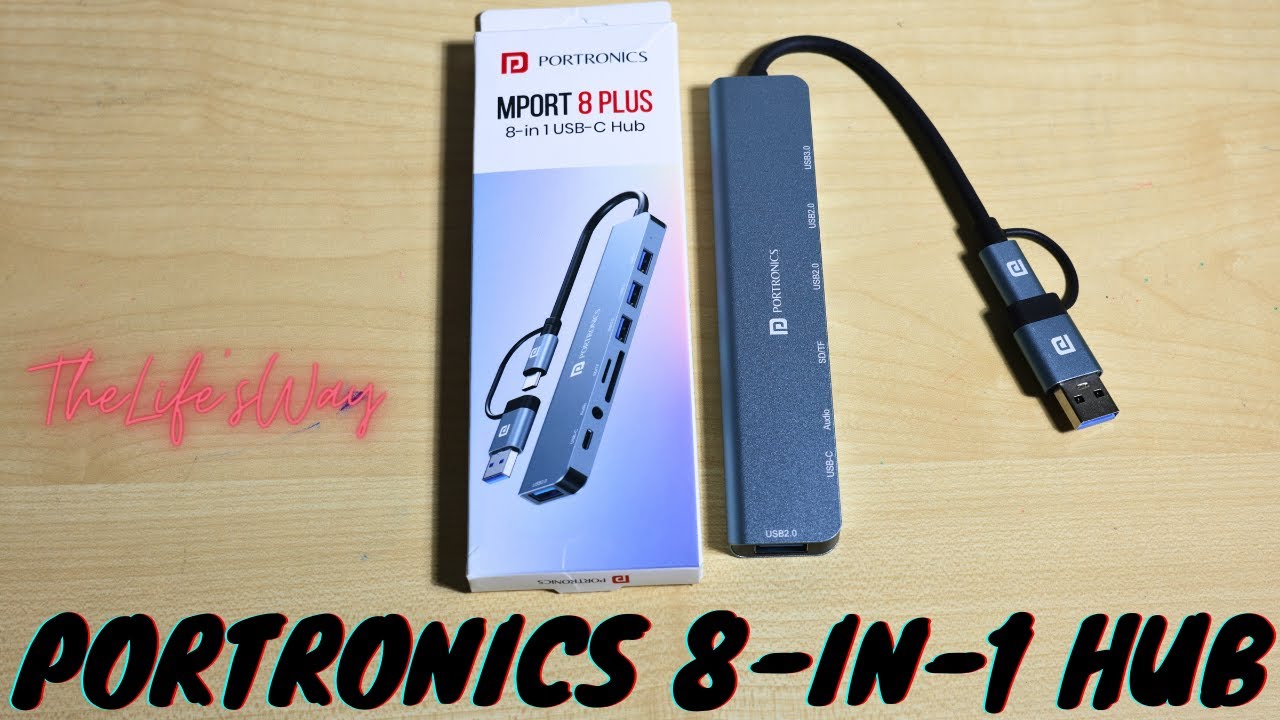Portronics MPORT 8 Plus Hub (INR 579)