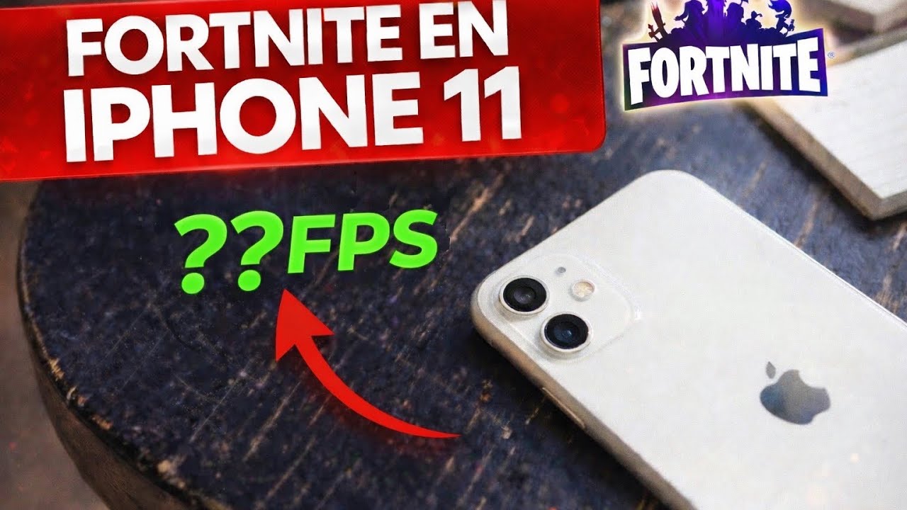 ASÍ CORRE FORTNITE EN EL IPHONE 11 