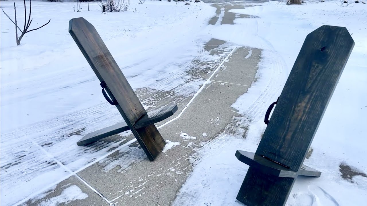 Как сделать стул викинга // Походный стул // Жизнь на болоте