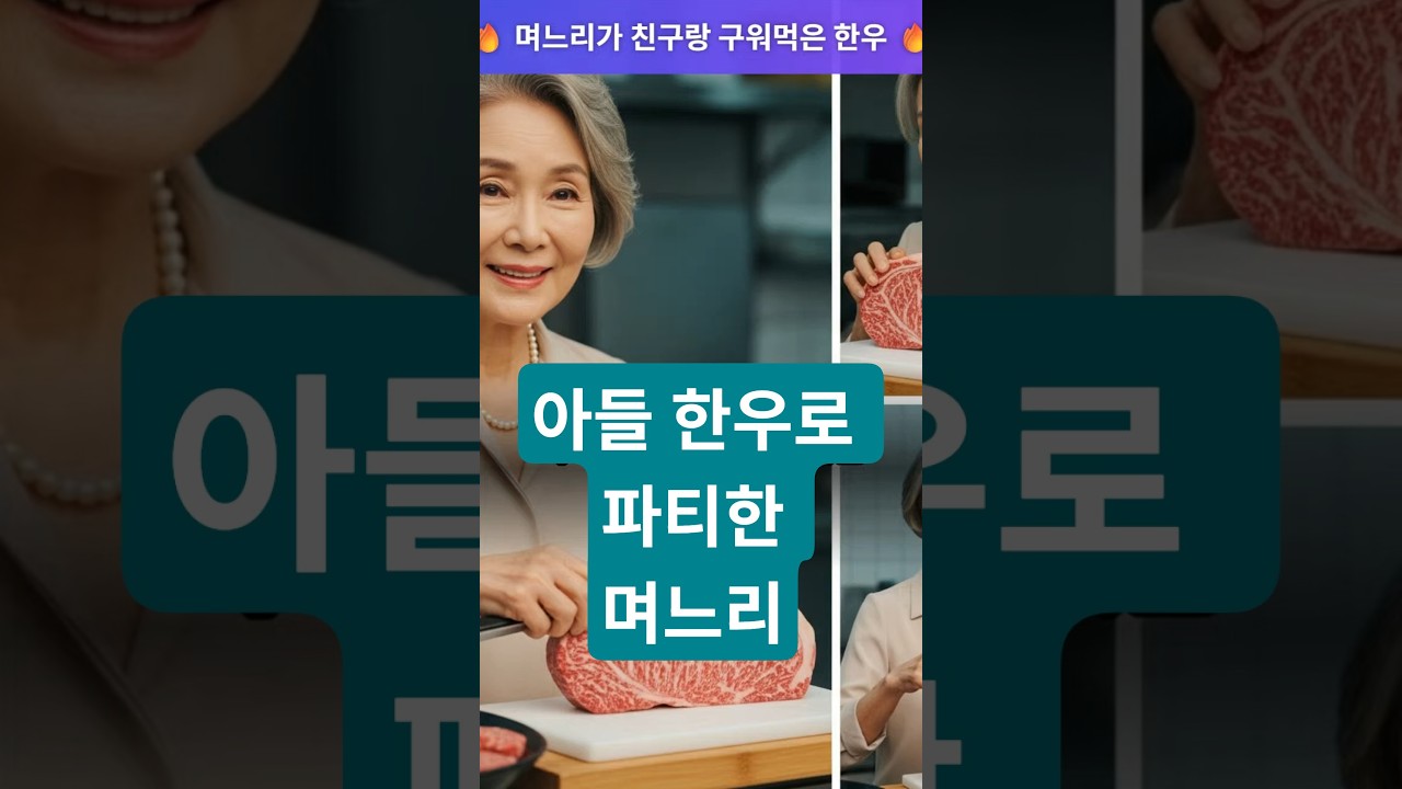 "남편은 야근, 우린 한우 파티!" 아들 고기 훔쳐먹은 며느리의 생일날 생긴 일