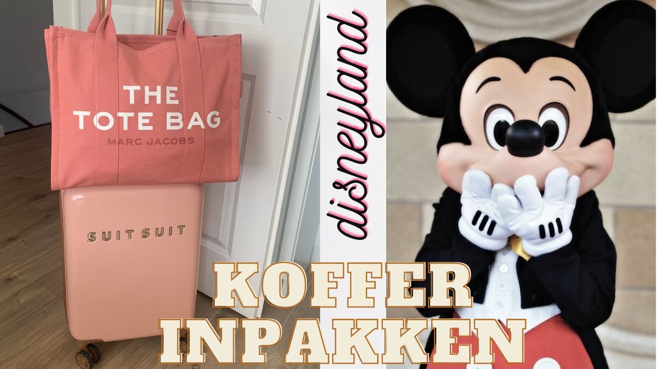 Koffer inpakken voor Disney
