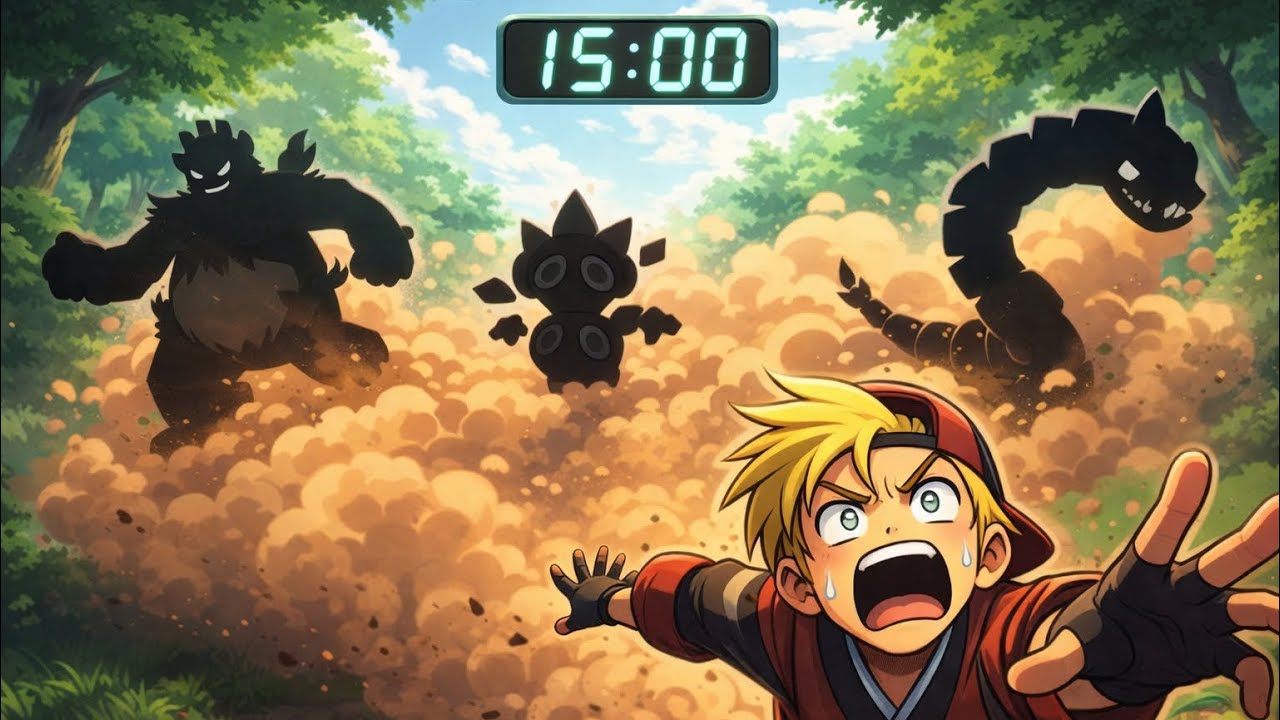 15 minutes to catch a team then beat the Champion Cup