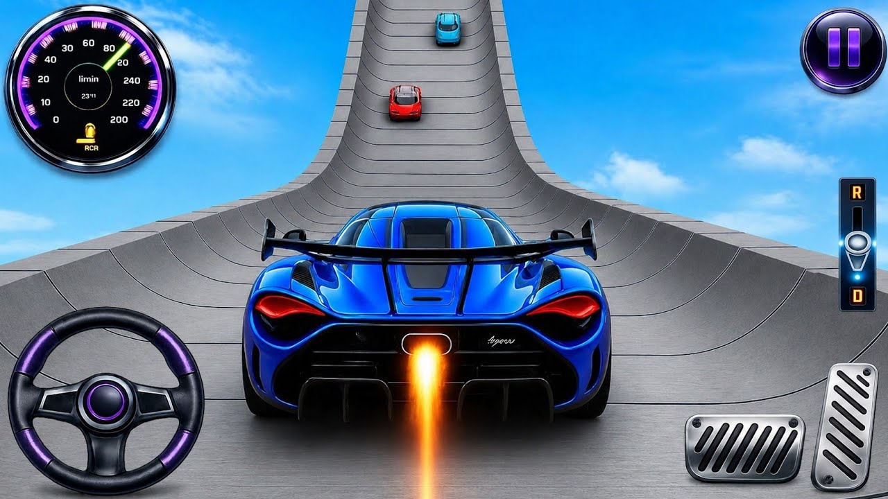 Impossible GT Car Stunt Racing - GT Car Stunt Master 3D - Android Gameplay 