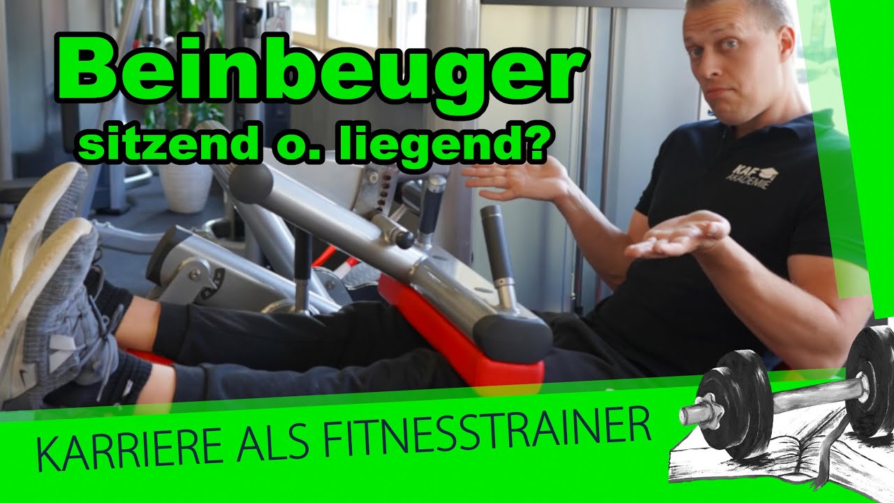 Beinbeuger an sitzender oder liegender Maschine trainieren? Training f&uuml;r M. ischiocrurale