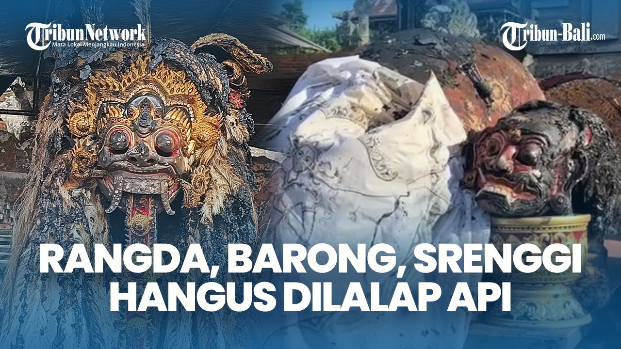 Kebakaran Landa Merajan Dadia di Banjar Malet Gusti Bangli Bali, Tiga Pralingga Terbakar