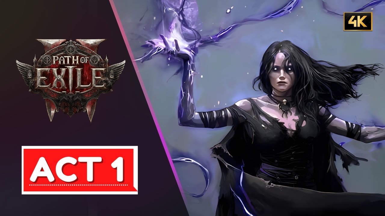 PATH OF EXILE 2 Gameplay Walkthrough Act 1 Witch - No Commentary