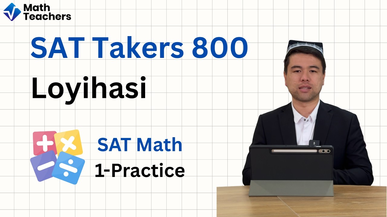 SAT Takers 800 1-test yechimi