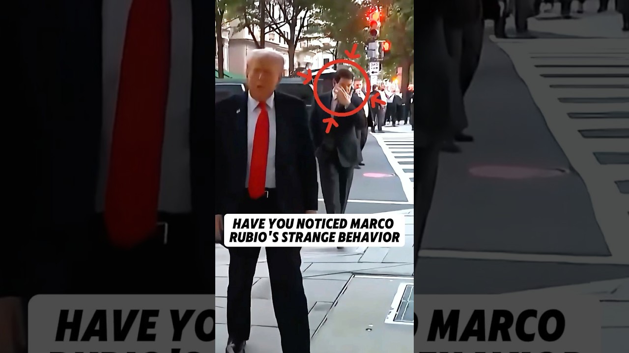 Have you noticed Marco Rubio&rsquo;s strange behavior? #shorts#trump#marcorubio#celebrity#youtubeshorts