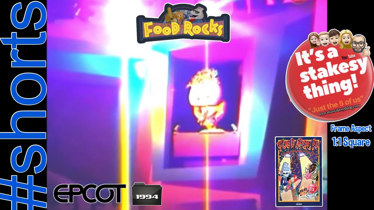 Food Rocks | Pita Gabriel | Peter Gabriel Parody | Epcot | 1994 Video Footage | Pt6 | #shorts