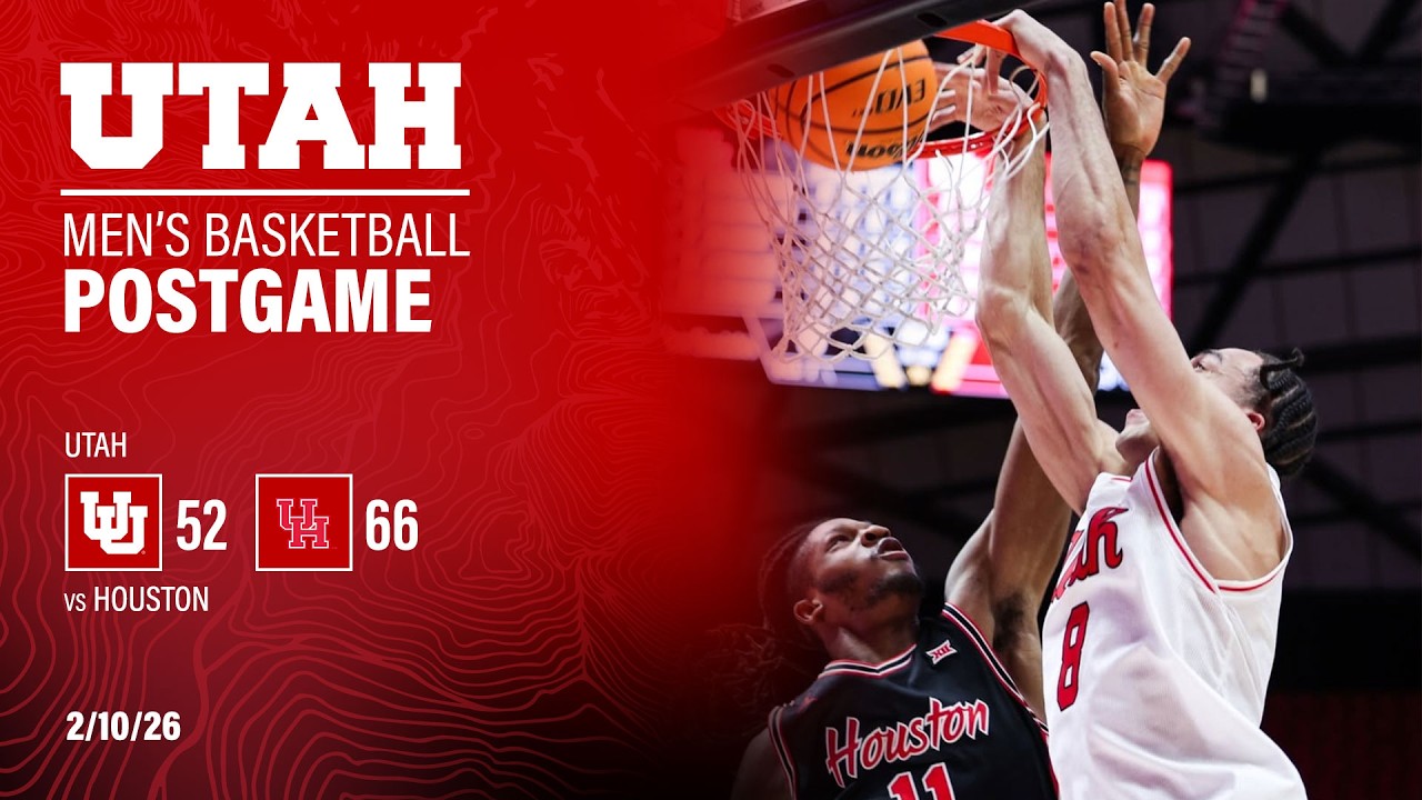 Utah: 52, Houston: 66 | Utah Basketball Postgame Press Conference
