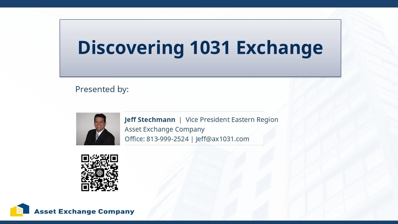 Discovering 1031 Exchange   with Jeff Stechmann  Approved 2 Hour FL Realtor CE 2026