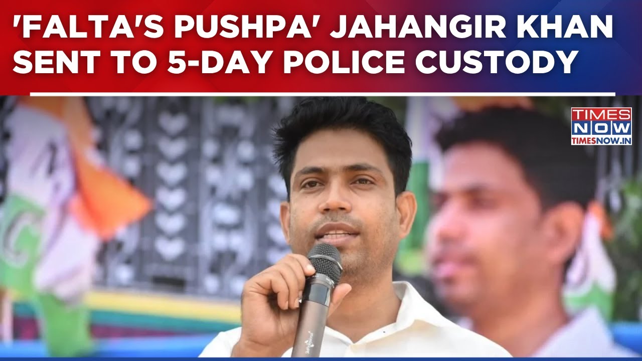 'Falta's Pushpa', TMC Leader Jahangir Khan Sent To 5-Day Police Custody In Extortion Cases