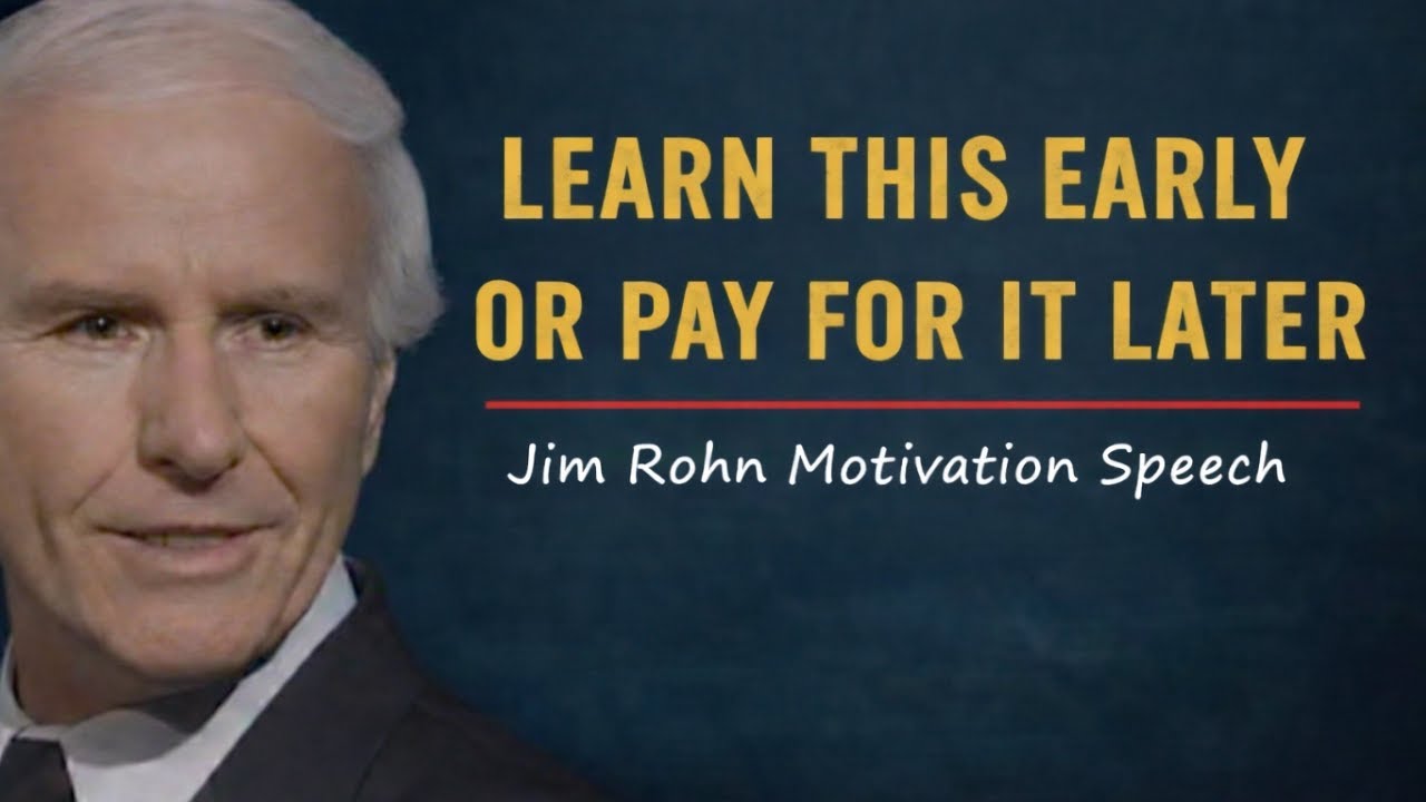 Learn This Now or Regret It Later | Life Lessons That Decide Your Future | Jim Rohn Motivation