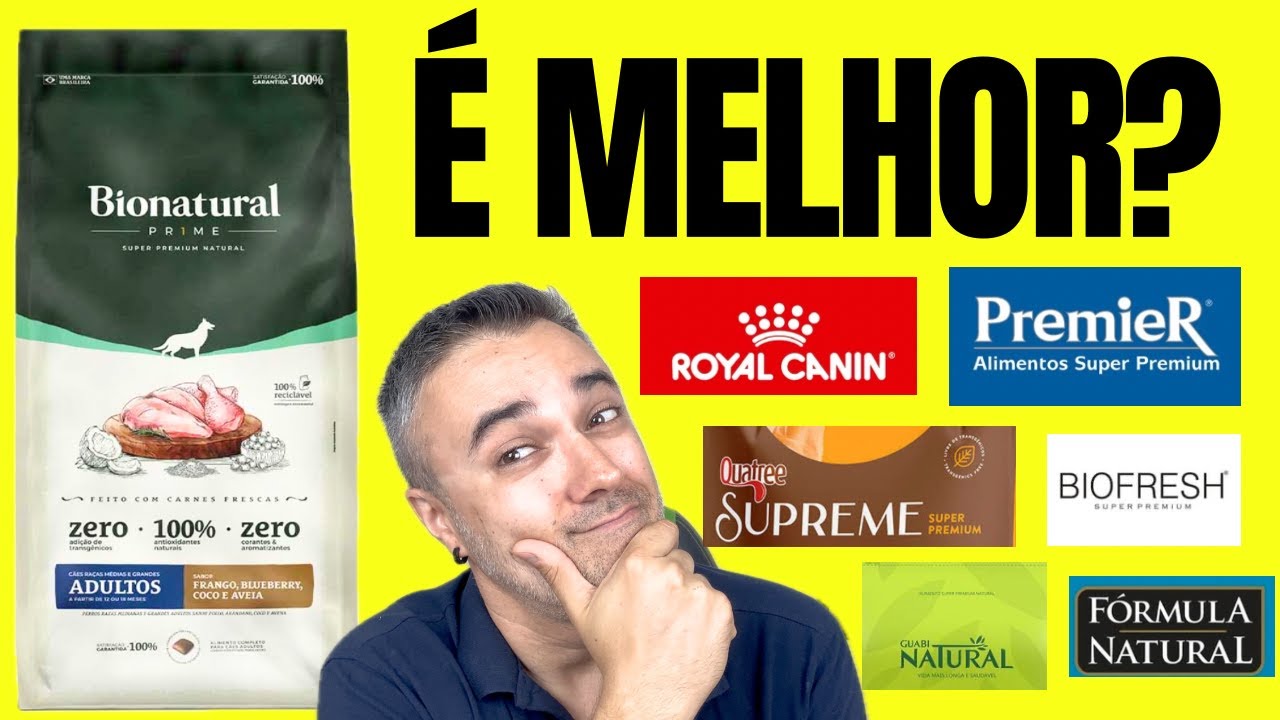 Ra&ccedil;&atilde;o BIONATURAL PRIME &eacute; melhor que: BIOFRESH ND QUATREE PREMIER FORMULA NATURAL?