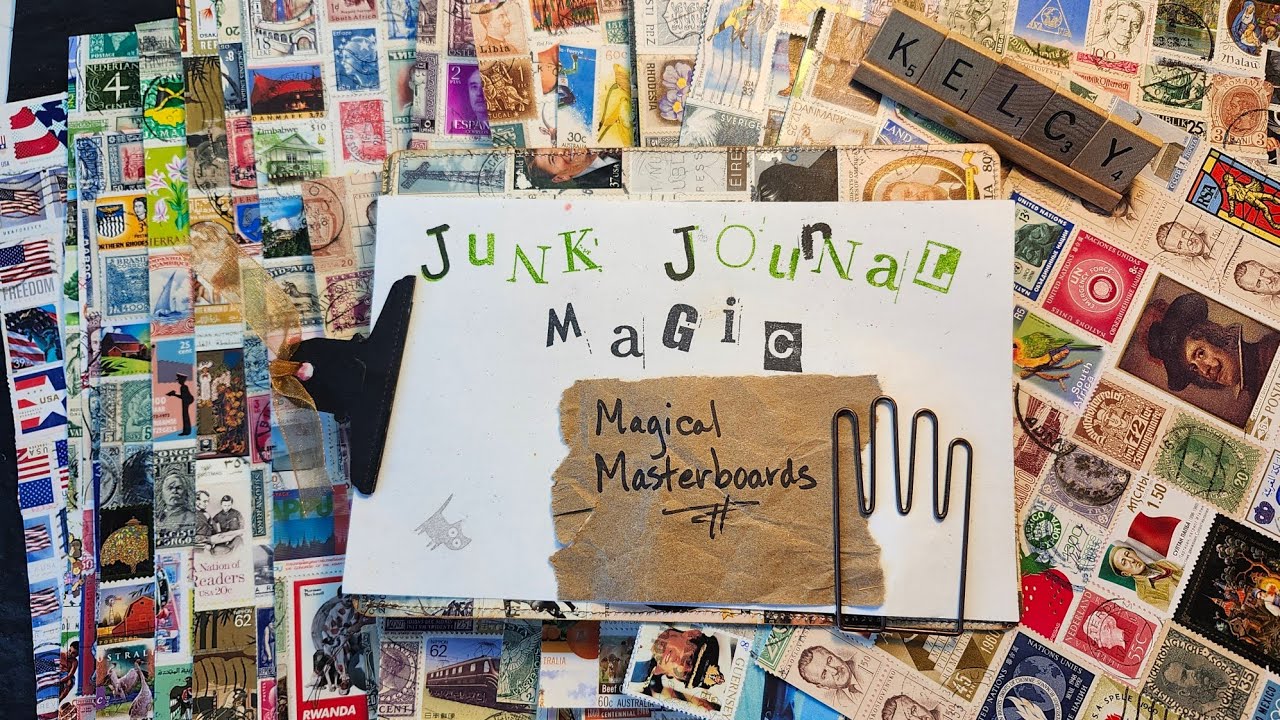 Using Masterboards #magicalmasterboards @tonismagicalartsandcrafts @GwenTheTrashWitch #stamps 