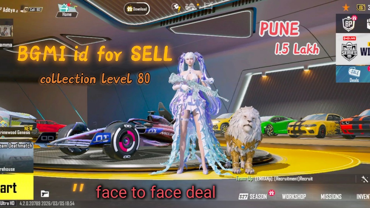 SELLING 92 LEVEL ID | COLLECTION LEVEL 80 | 8LAKH+ UC INVESTED