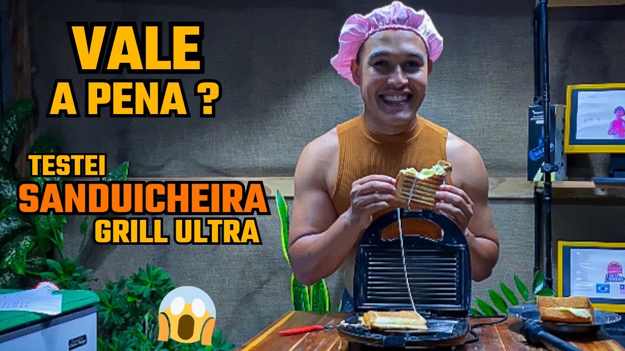 Sandu&iacute;che crocante em 29segundos ! Vale a pena a Grill Ultra S13?