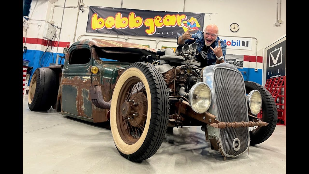 Molto RAT! Molto ROD! Una bella Rat Rod dal VALLI ospite a Bobb Gear